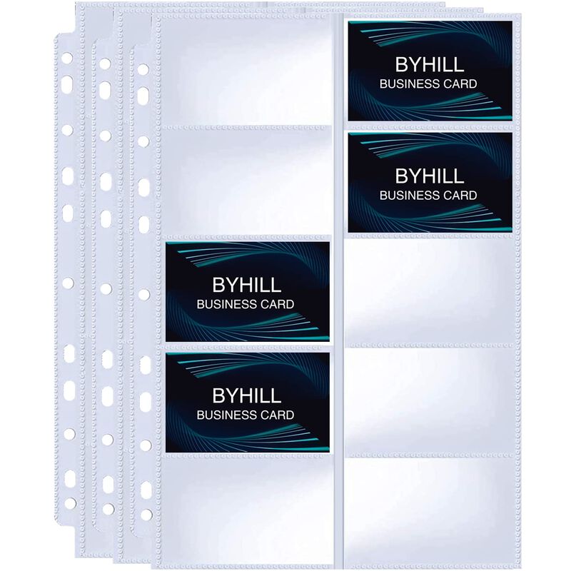Fundas Para Tarjetas Byster Pack De 30 Hojas Co... image number null