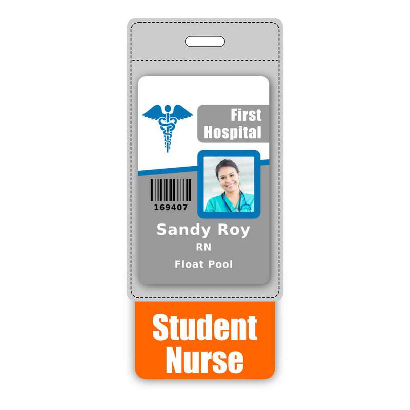 Portador De Insignias Oversized Naranja &ndash; Scrub... image number null