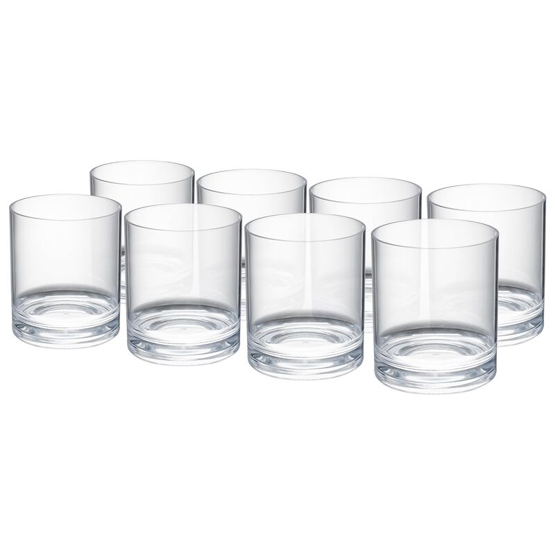 Vasos De Acr&iacute;lico Transparente Khen 355 ml Pack... image number null