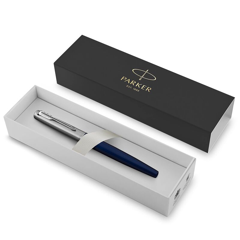 Pluma Estilogr&aacute;fica Parker Jotter Azul Real Con... image number null