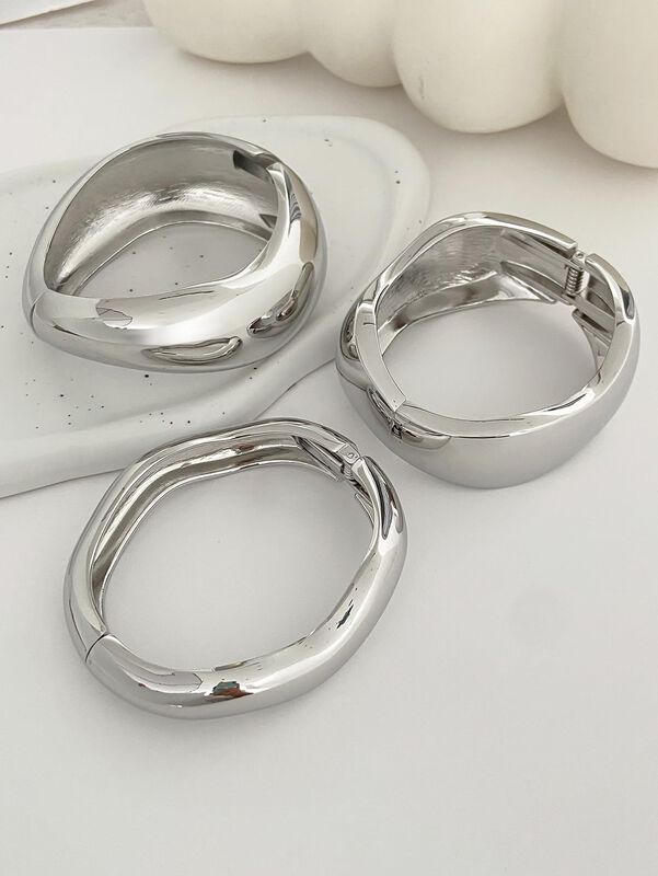 Pulsera Buyito Gold 3 Piezas Con Cuff Irregular... image number null