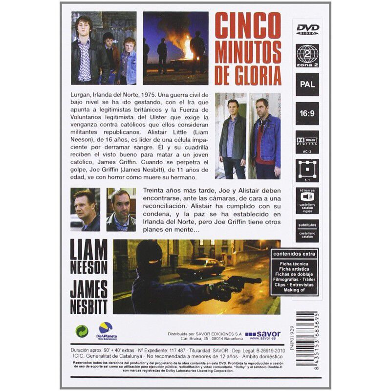 Cinco Minutos De Gloria (dvd) image number null