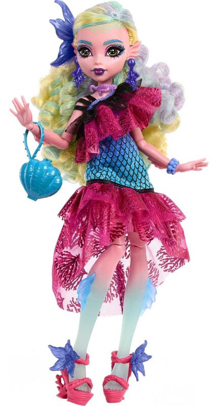 Mu&ntilde;eca Monster High Monster Ball Lagoona Blue C... image number null
