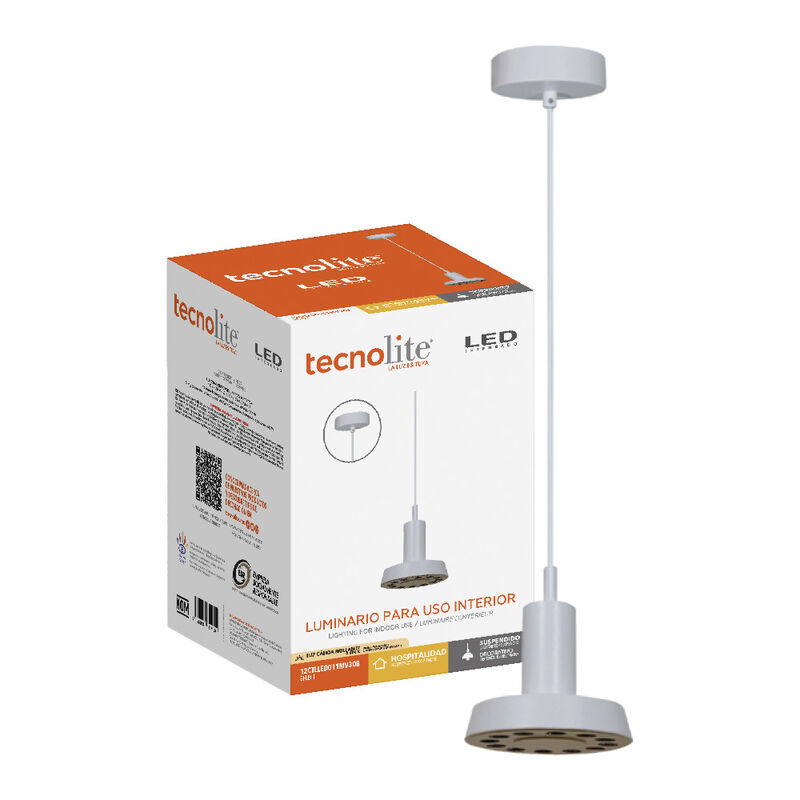 L&aacute;mpara Colgante LED de Metal 1.50 m de Altura,... image number null