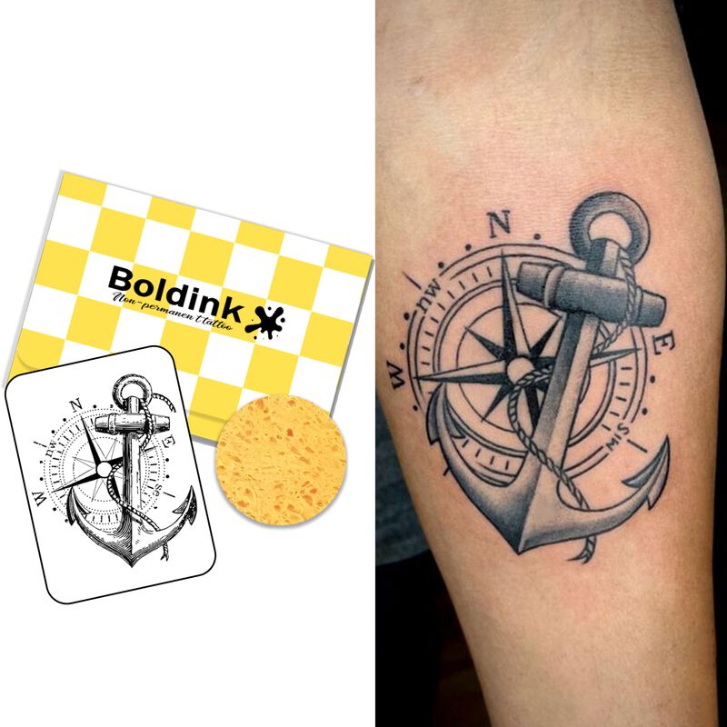Tatuajes Temporales Realistas Impermeables Bold... image number null