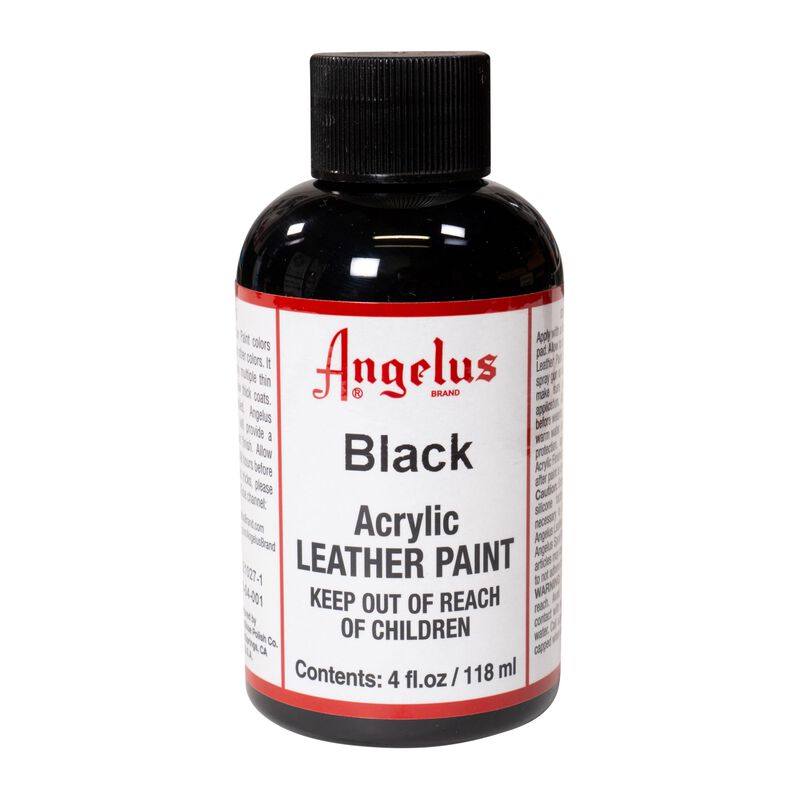 Paint Angelus De Piel Acr&iacute;lica Negra, 120 Ml, P... image number null