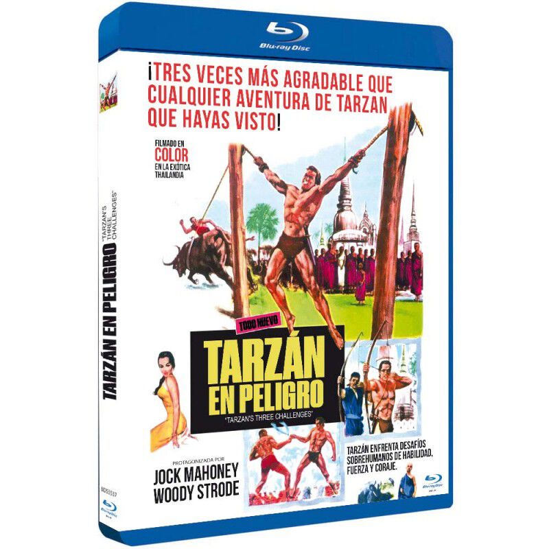 Tarz&aacute;n En Peligro Bdr 1963 Tarzan's Three Chall... image number null