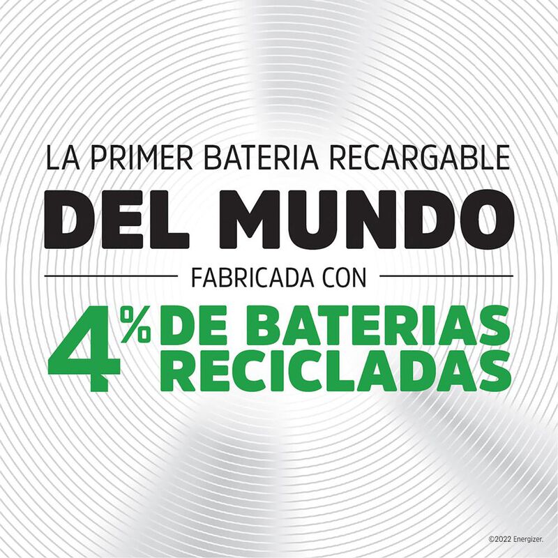 Pila Energizer 9v Recargable Blister 12 Unidade... image number null