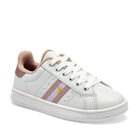 American Fire tenis escolar para ni&ntilde;a blanco beige cod 141108-D