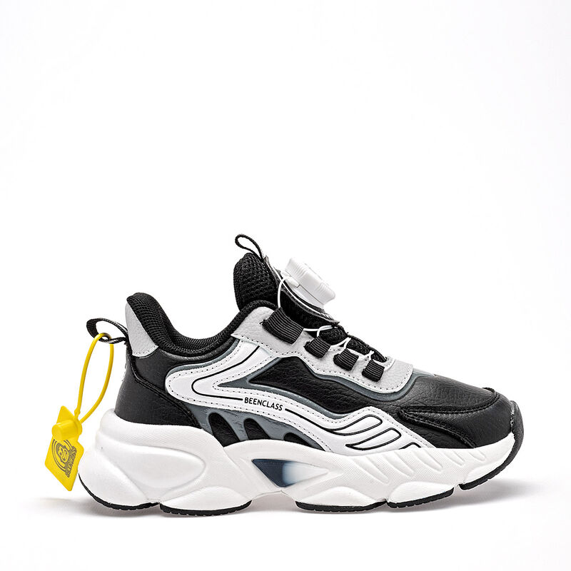 Been Class tenis para ni&ntilde;o  negro blanco gris c... image number null