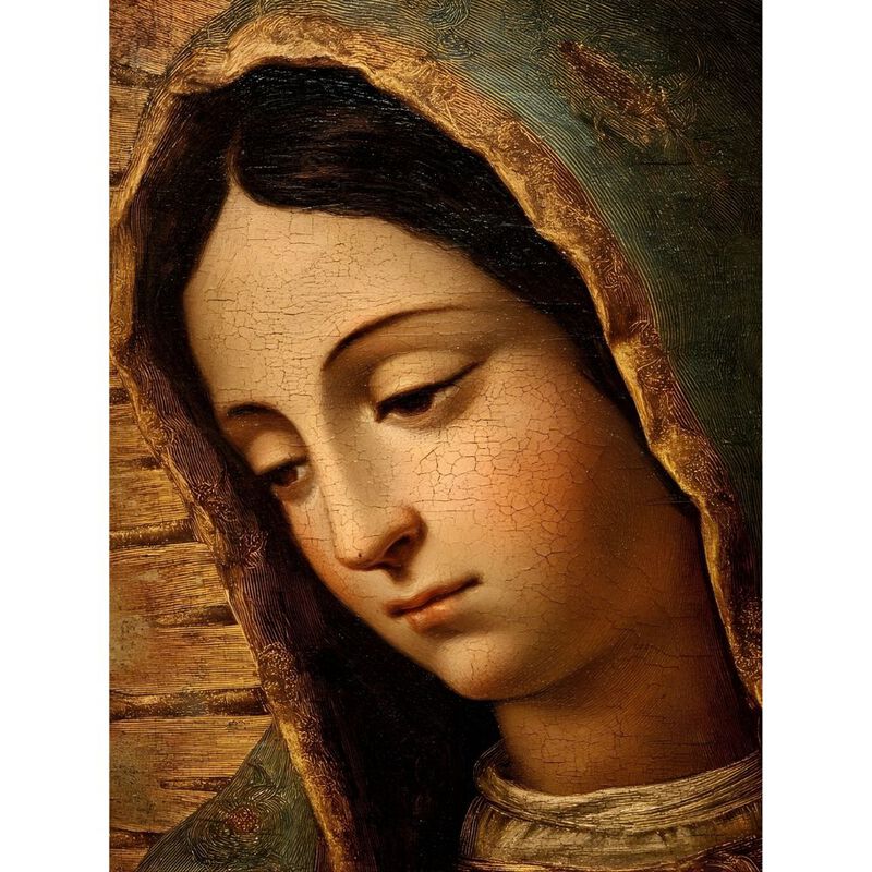 Cuadro Decorativo Religioso 40x60cm V&iacute;rgen de G... image number null