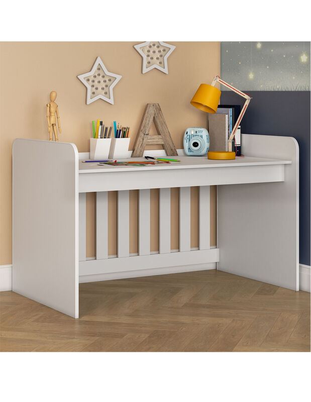 Cuna Cama Convertible 4 En 1 Blanca Multifuncio... image number null