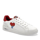 Yuyin tenis para ni&ntilde;a blanco rojo cod 140569-D