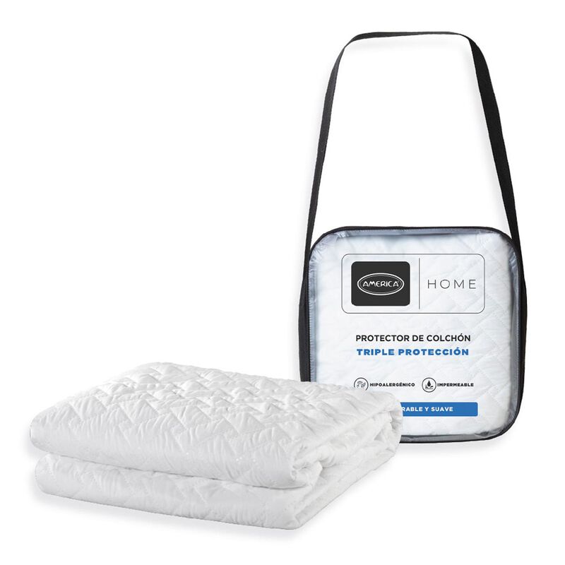 Protector Am&eacute;rica Home Triple Capa Queen Size. image number null