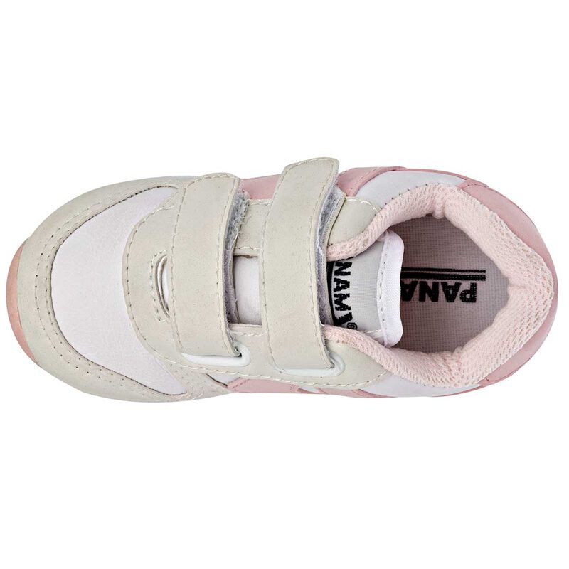 Panam Tenis para bebé niña blanco gris rosa image number null