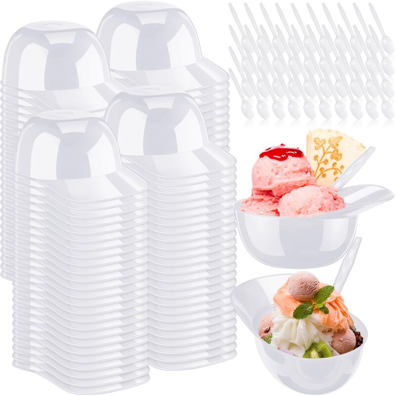 Juego de 200 Tazones Tanlade 240ml Forma Casco ... image number null