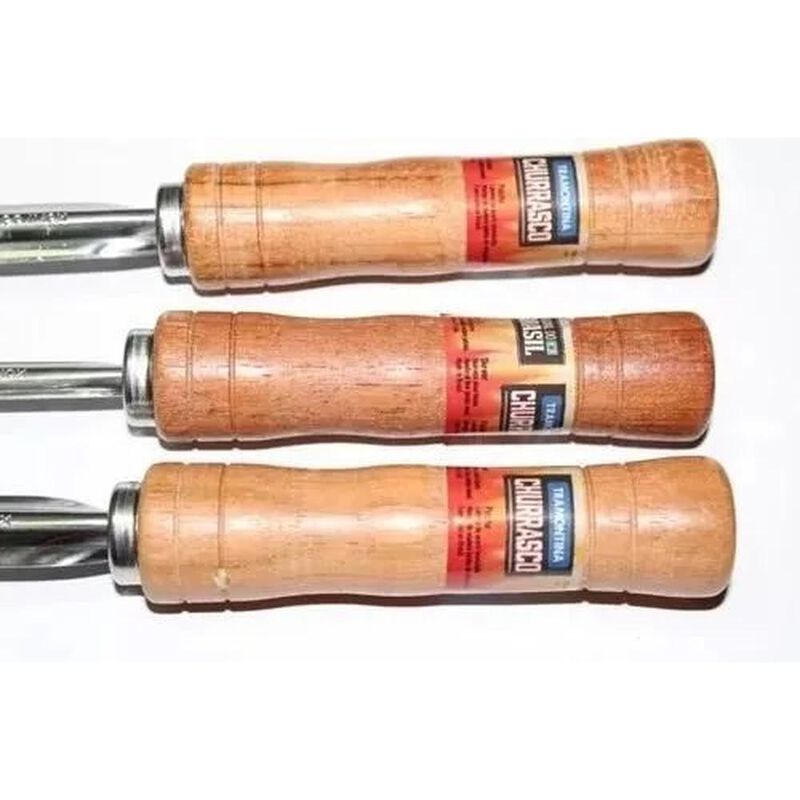 12 Espada Pincho Brasile&ntilde;as Delgada Asado 85cm ... image number null