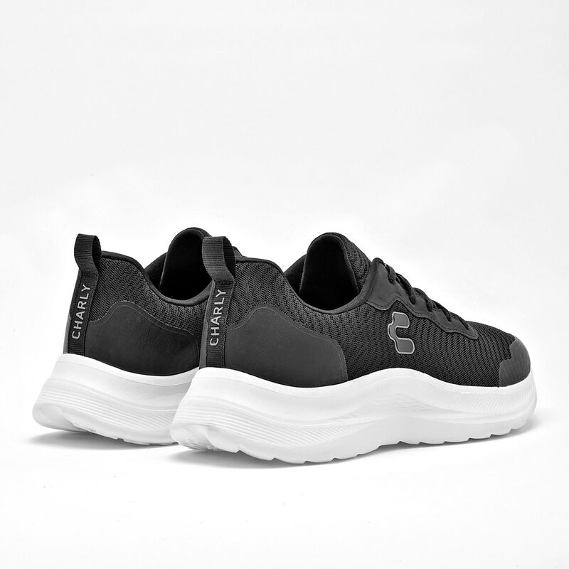 Charly Tenis Deportivo Para Mujer Negro Cod 127... image number null