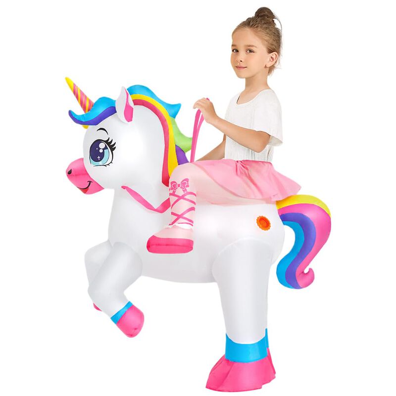Disfraz Inflable De Unicornio Kooy Para Ni&ntilde;os (... image number null