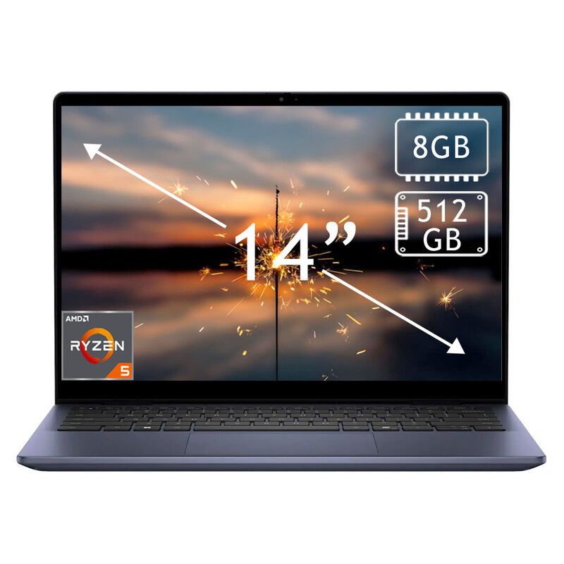 Laptop Dell 360ª 2en1 Razer 5 Touch 8Gb 512Gb 1... image number null