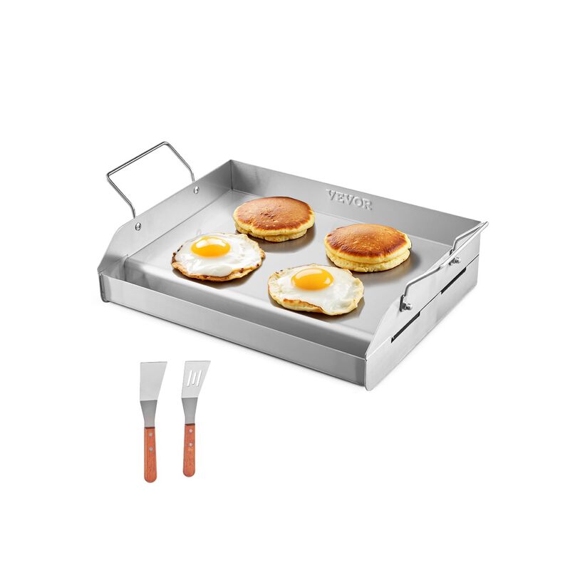 Plancha Vevor 43x33 cm Acero Inoxidable para Bb... image number null