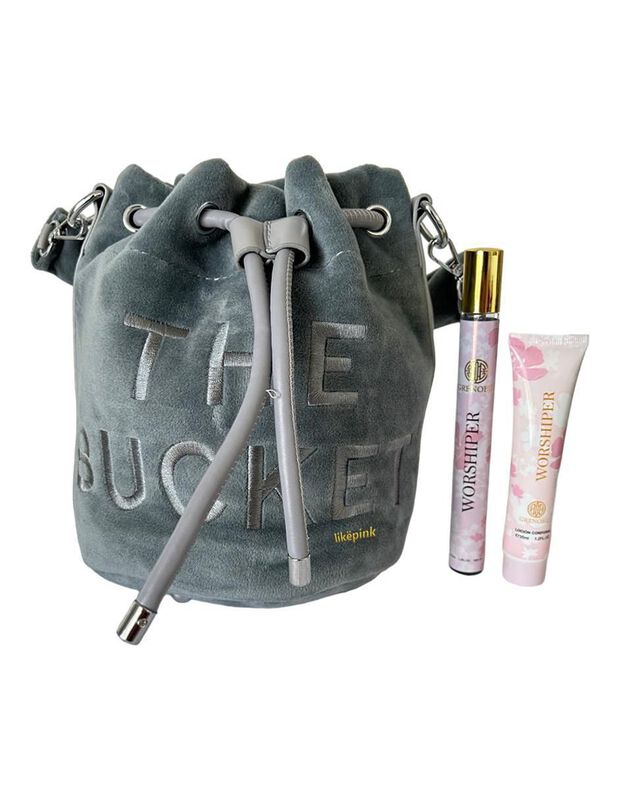 Bolsa Bucket Pink Brule Plush Chic Para Mujer image number null