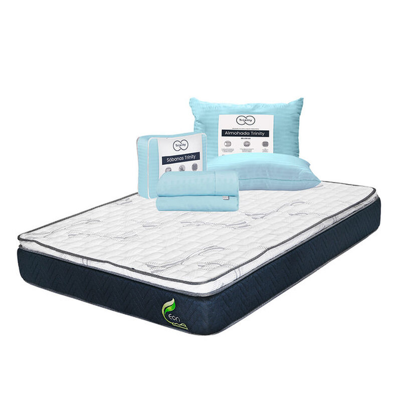 Colch&oacute;n King Size Eon + Almohada Trinity + 1 ju... image number null