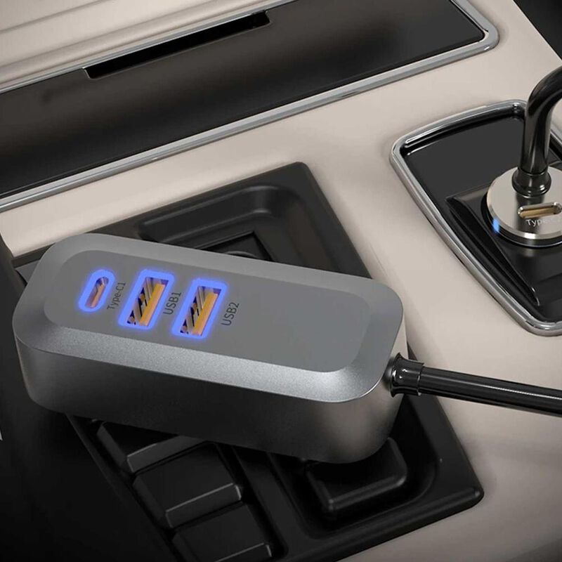 Cargador Auto Plug In PRODIGEEE 4en1 100W USB-C... image number null