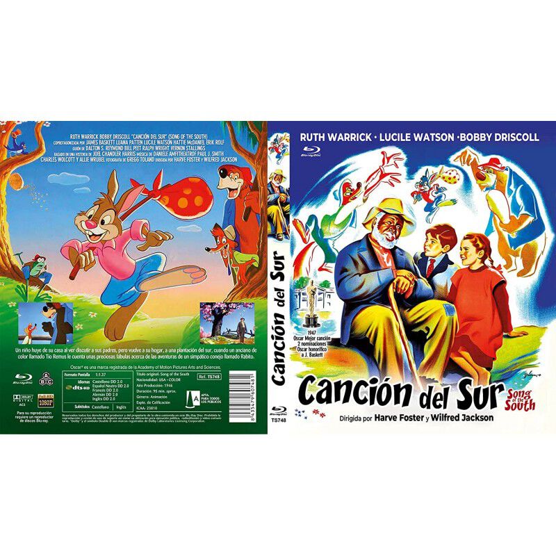 Canci&oacute;n Del Sur [blu-ray] (1946) Song Of The So... image number null