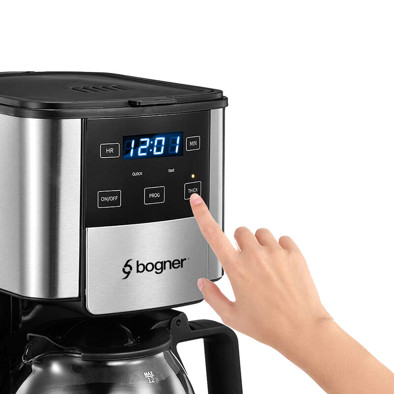 Cafetera Programable De Goteo 12 Tazas Acero In... image number null
