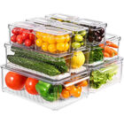 Set Brandtrendy de 12 Organizadores de Plástico para Refrigerador 