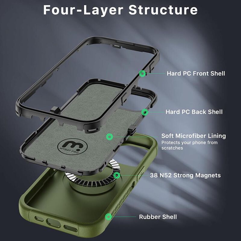 Funda MYBAT Maverick MagSafe clip para iPhone 1... image number null