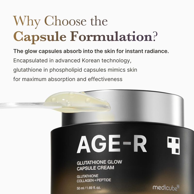 Crema Facial Medicube Age-r Glutati&oacute;n Glow Caps... image number null