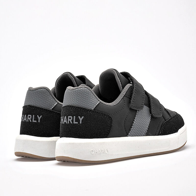Charly tenis para ni&ntilde;o  negro gris cod 139631-D image number null