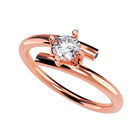 Anillo de Compromiso en Oro de 14K con Circonia - Amore Mio!