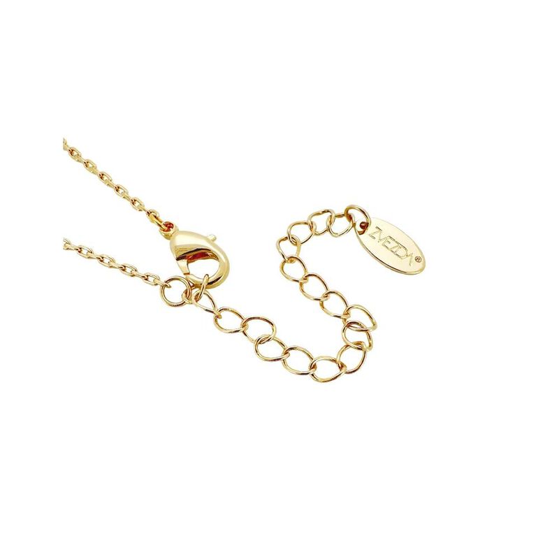 Collar de Mujer Chapa de oro 18K Coraz&oacute;n Zvezda image number null