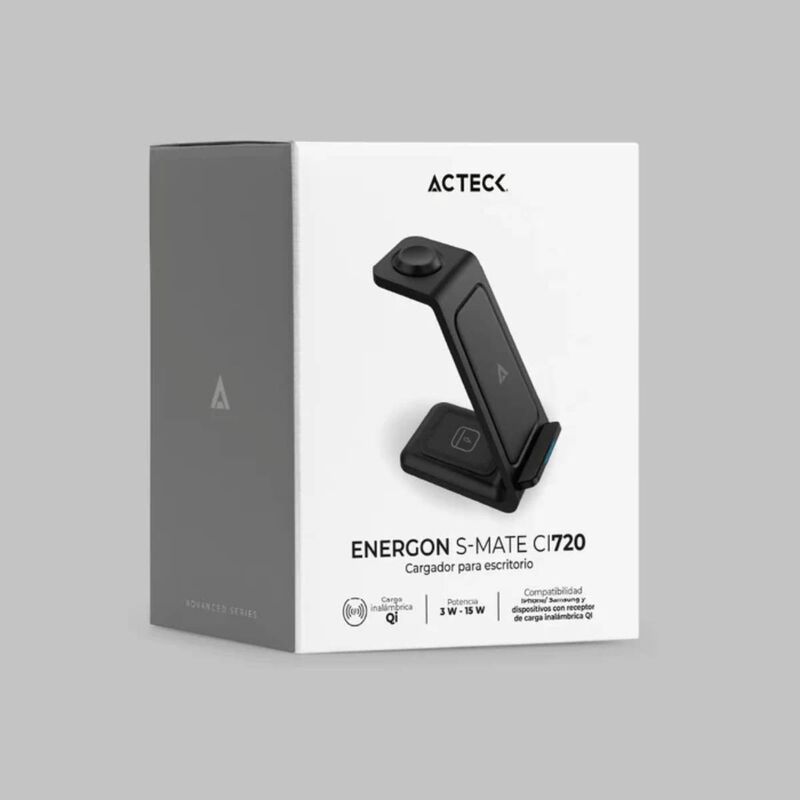 Cargador Inalámbrico Carga Rápida Acteck con Tr... image number null