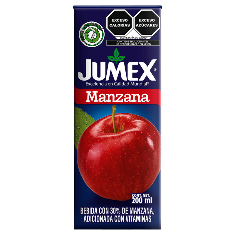 MINI NECTAR MANZANA JUMEX 200ML image number null