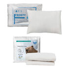 Protector de Colch&oacute;n Impermeable Individual Ultra + Almohada Frosty
