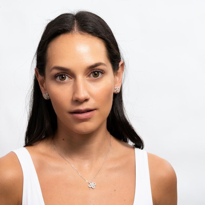 Set de Joyer&iacute;a Aina LuckyLy Plata .925 con Zirc... image number null