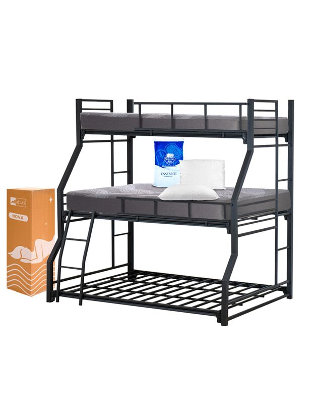 Set  de Rec&aacute;mara Zafiro: Litera Triple Sof&iacute;a+ 2... image number null