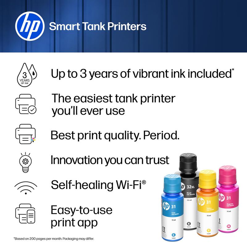 Impresora Hp Smart Tank 7603 Inal&aacute;mbrica Todo E... image number null