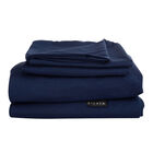 Juego de S&aacute;banas Matrimonial Softy Azul Marino