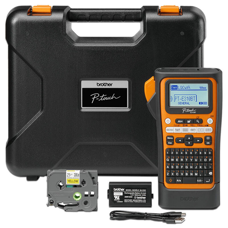 Rotuladora Port&aacute;til Industrial Brother Pt-e310b... image number null