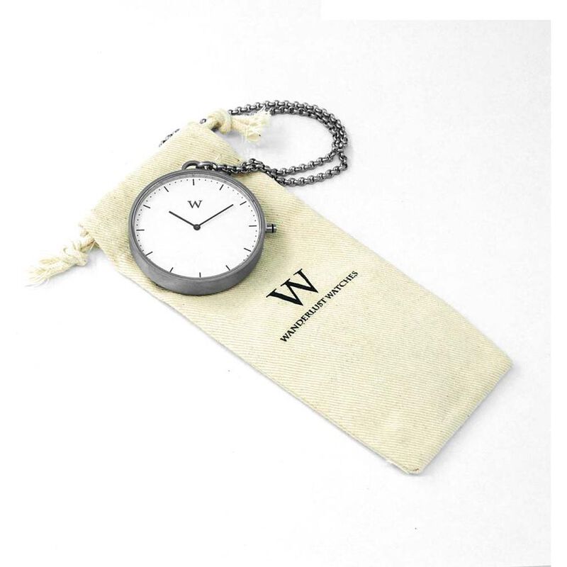 Reloj Wanderlust de Bolsillo plata image number null