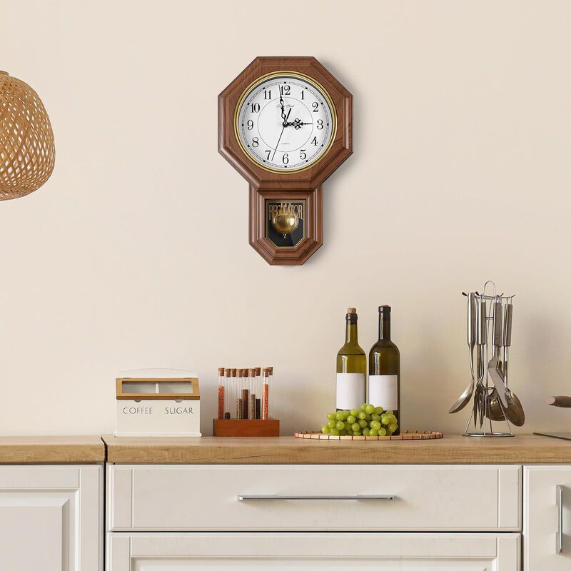 Reloj De Pared Con Forma De P&eacute;ndulo Kaneodot, I... image number null