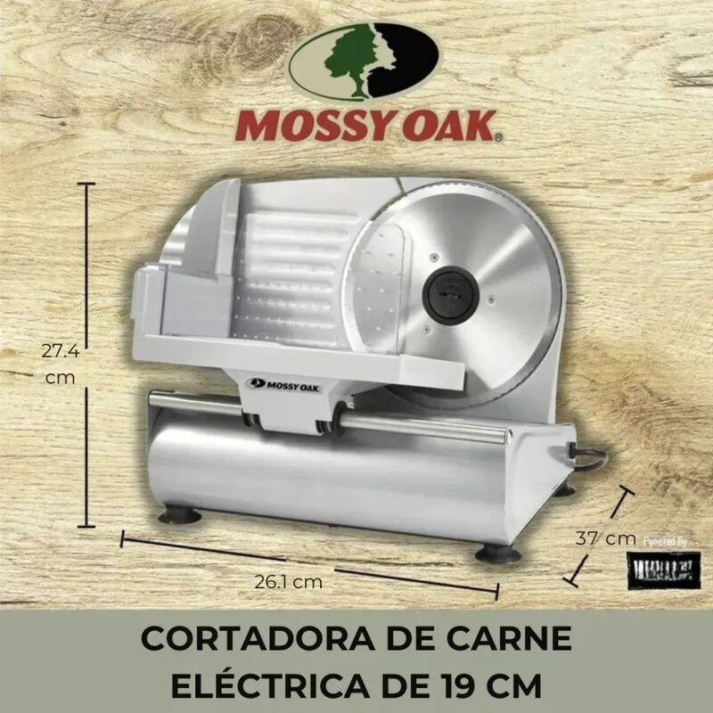 Rebanadora El&eacute;ctrica Mossy Oak Jam&oacute;n Y Carne Re... image number null
