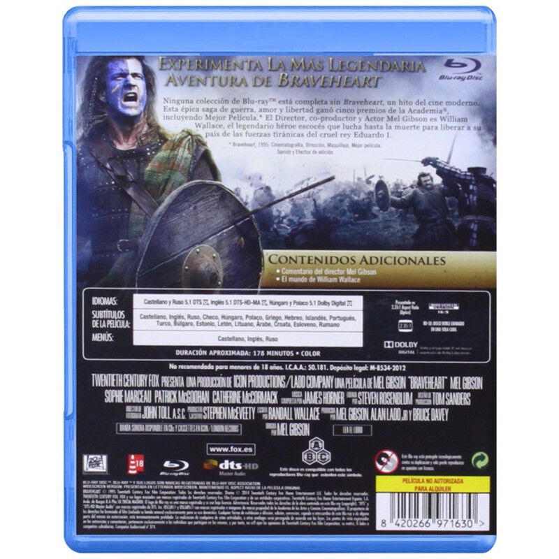 Braveheart [Blu-ray] image number null
