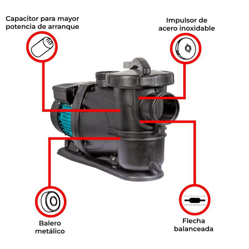 Bomba para Alberca, IUSA 2 HP image number null
