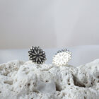 Broqueles Gerbera de Plata .925